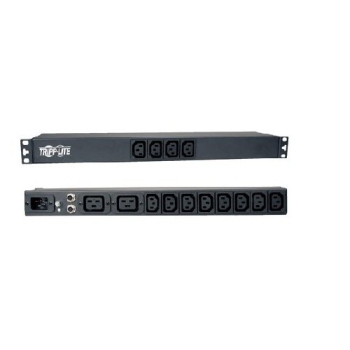 Tripp Lite 1.6/3.8kW Single-Phase 100–240V Basic PDU, 14 Outlets, 1U Rack-Mount